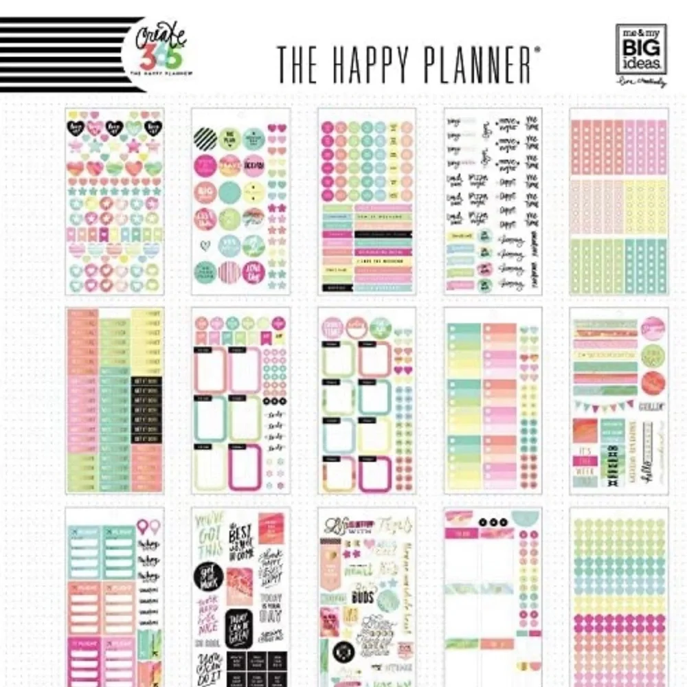 THE HAPPY PLANNER WATERCOLORS STICKERS